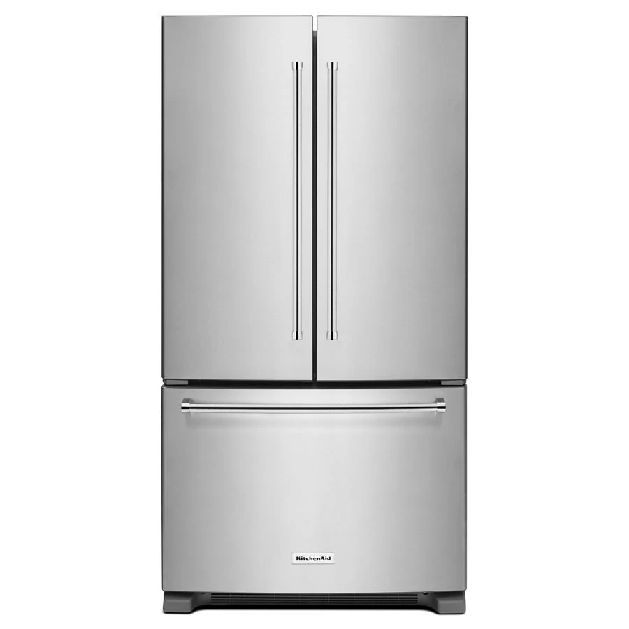 25 Cu. Ft. 36-Width Standard Depth French Door Refrigerator with Interior Dispense KRFF305ESS