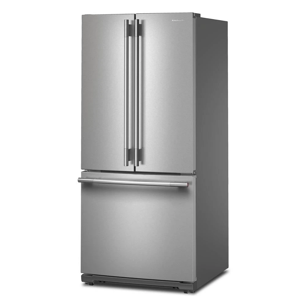 20 cu. Ft. 30-Inch Width Standard Depth French Door Refrigerator with PrintShield® Finish and Interior Dispense KRFF330SPS