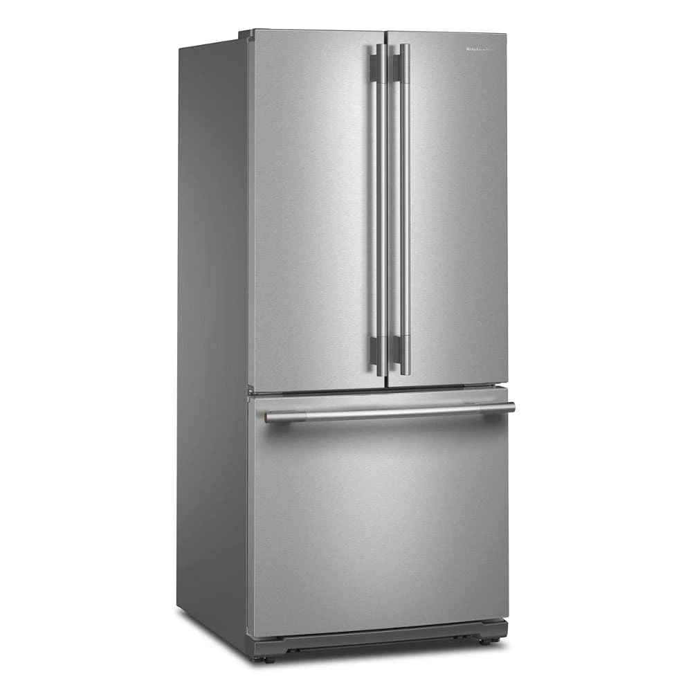 20 cu. Ft. 30-Inch Width Standard Depth French Door Refrigerator with PrintShield® Finish and Interior Dispense KRFF330SPS