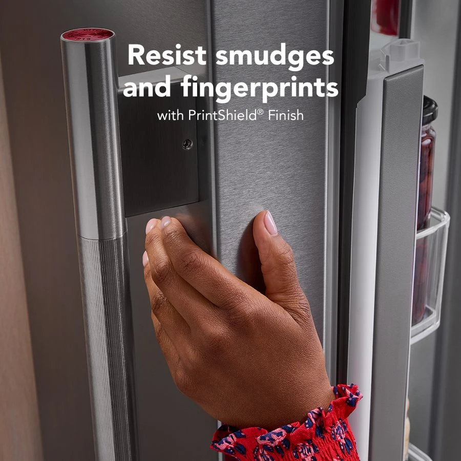 20 Cu. Ft. 30-inch Width Standard Depth French Door Refrigerator With Printshield® Finish And Interior Dispense KRFF330SPS