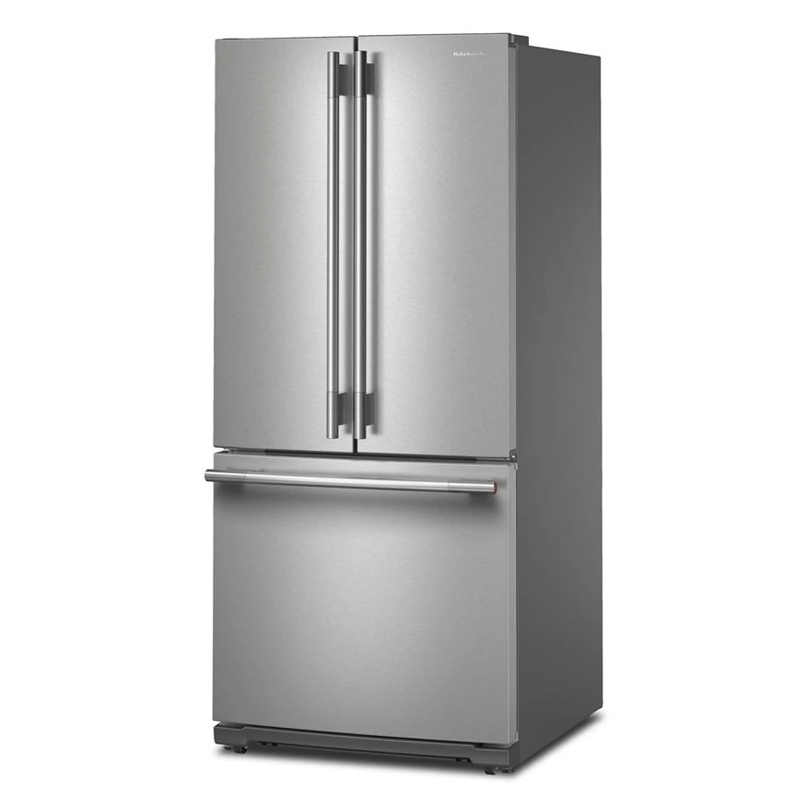 20 Cu. Ft. 30-inch Width Standard Depth French Door Refrigerator With Printshield® Finish And Interior Dispense KRFF330SPS