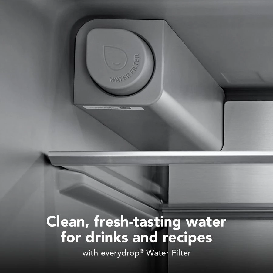 31 Cu. Ft. French Door Refrigerator With Interior Water And Ice KRFF336SPS