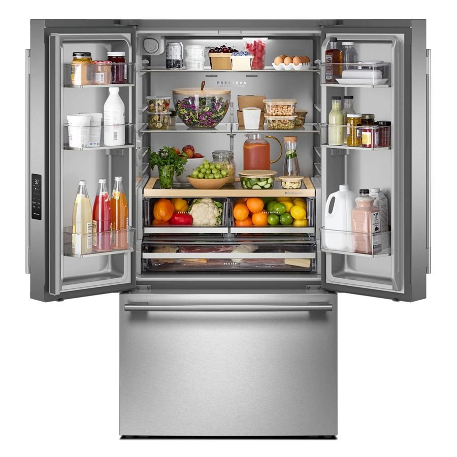 31 Cu. Ft. French Door Refrigerator With Interior Water And Ice KRFF336SPS