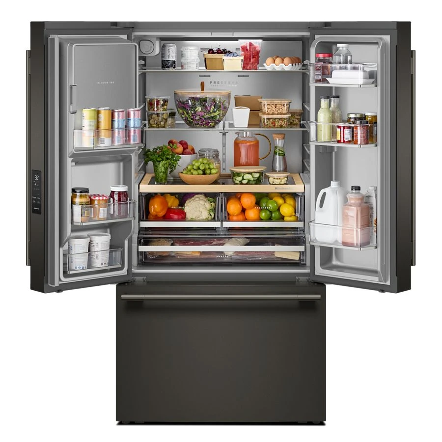 30 Cu. Ft. French Door Refrigerator With Exterior Water And Ice KRFF436SBE
