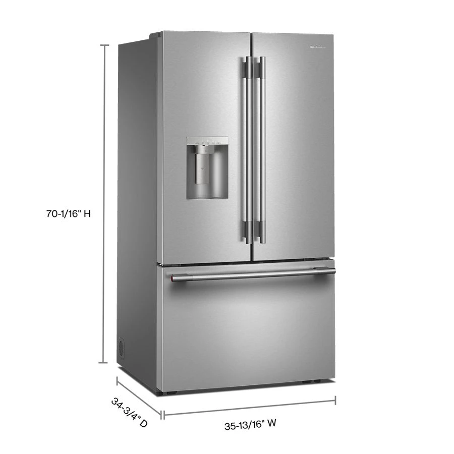 30 cu. ft. French Door Refrigerator with Exterior Water and Ice KRFF436SPS