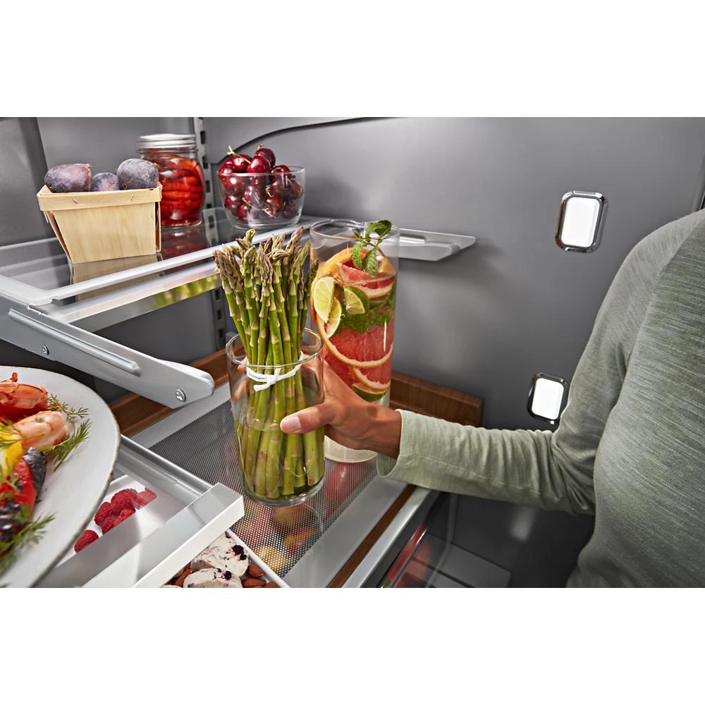 26.8 Cu. Ft. Standard-Depth French Door Refrigerator with Exterior Ice and Water Dispenser KRFF577KBS