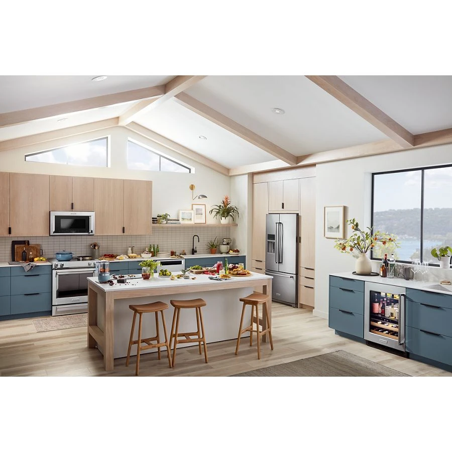 26.8 Cu. Ft. Standard-Depth French Door Refrigerator with Exterior Ice and Water Dispenser KRFF577KPS