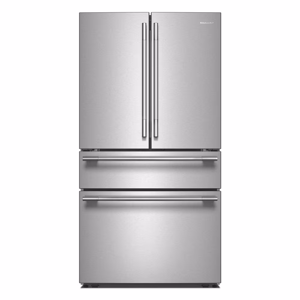 30 cu. ft. French Door Refrigerator with Interior Water and Ice and FreshChill™ Full-Width Refrigerated Drawer KRMF336SPS