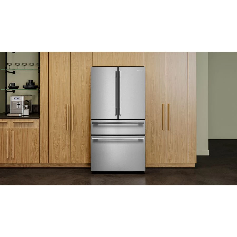 30 Cu. Ft. French Door Refrigerator With Interior Water And Ice And Freshchill™ Full-width Refrigerated Drawer KRMF336SPS