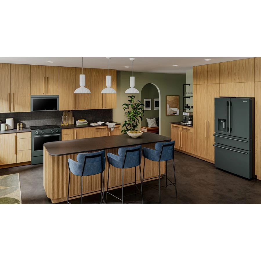29 cu. ft. French Door Refrigerator with Exterior Water and Ice and FreshChill™ Full-Width Refrigerated Drawer KRMF436SJP