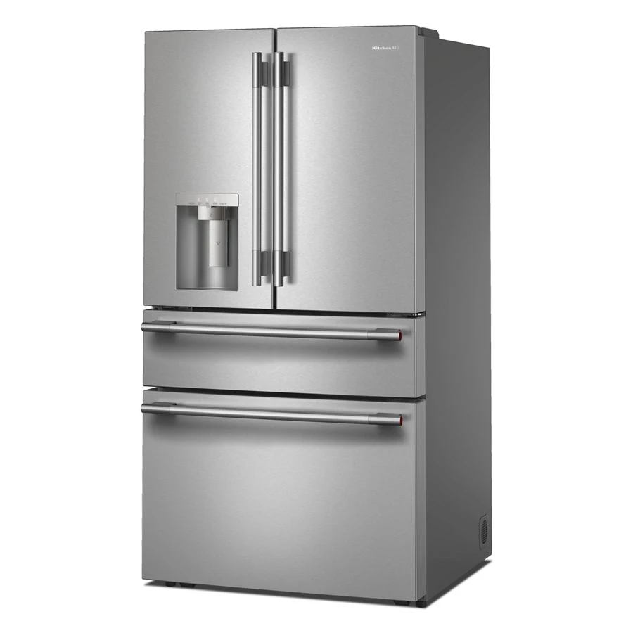 29 cu. ft. French Door Refrigerator with Exterior Water and Ice and FreshChill™ Full-Width Refrigerated Drawer KRMF436SPS