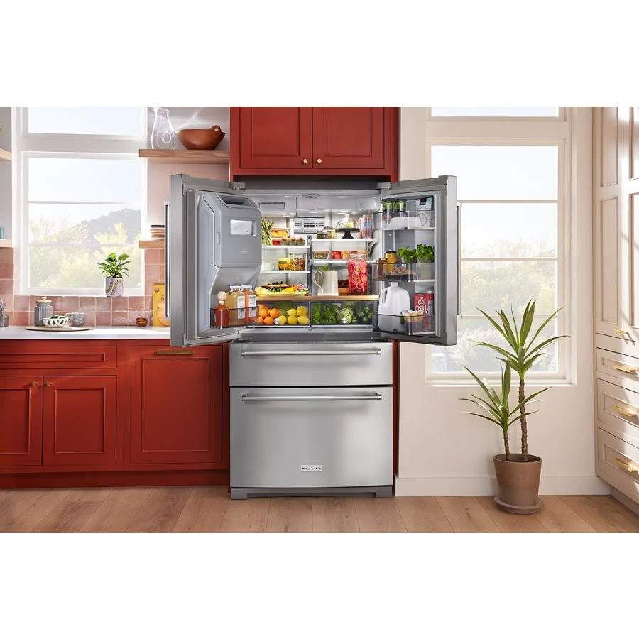 26.2 Cu. Ft. Multi-Door French Door Refrigerator with Platinum Interior KRMF536RPS