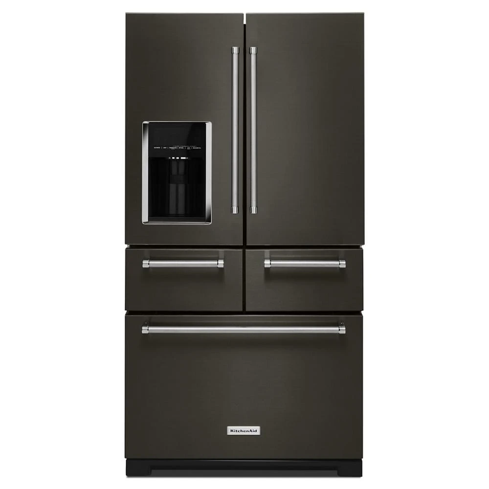 25.8 Cu. Ft. 36" Multi-Door Freestanding Refrigerator with Platinum Interior Design KRMF706ESS