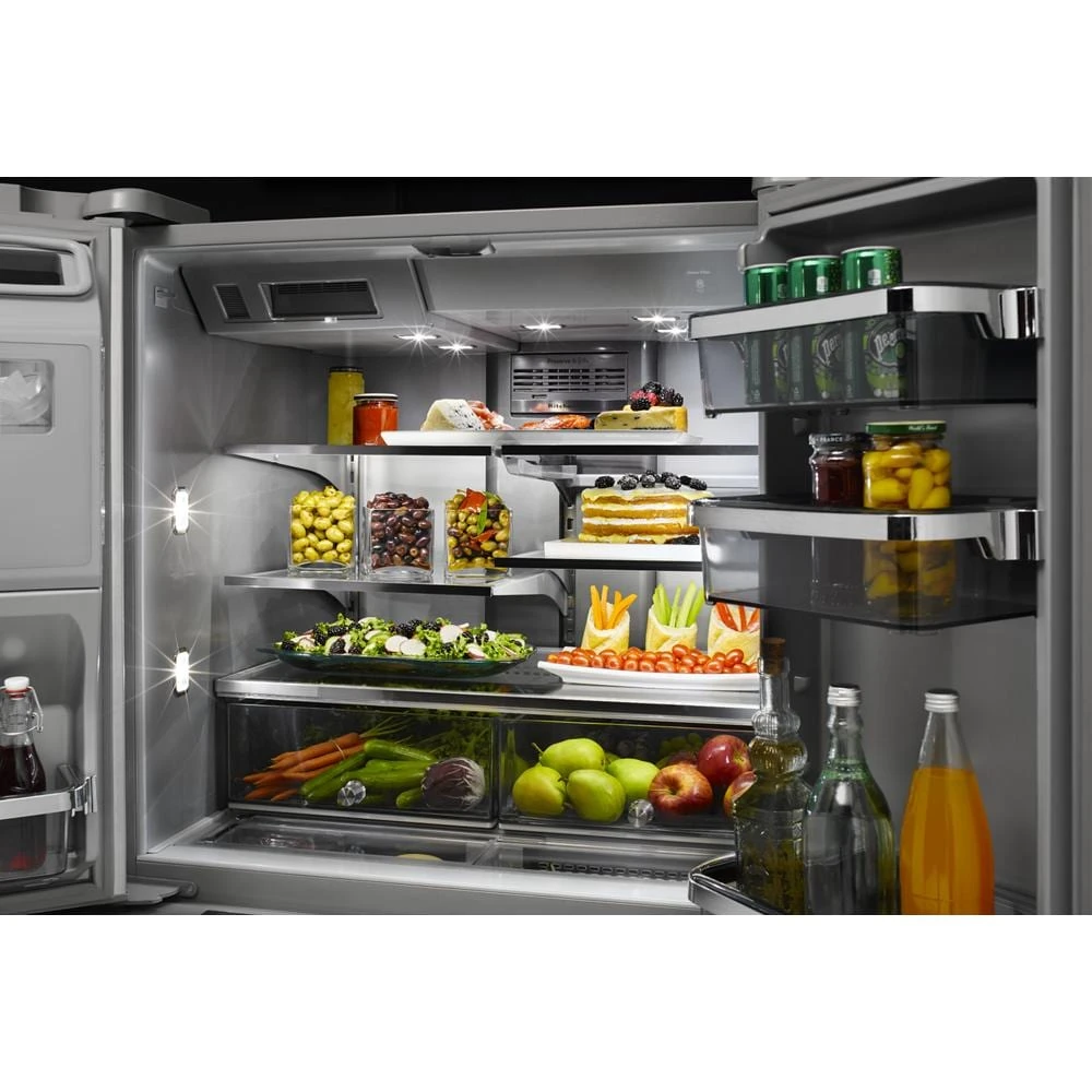25.8 Cu. Ft. 36" Multi-Door Freestanding Refrigerator with Platinum Interior Design KRMF706ESS
