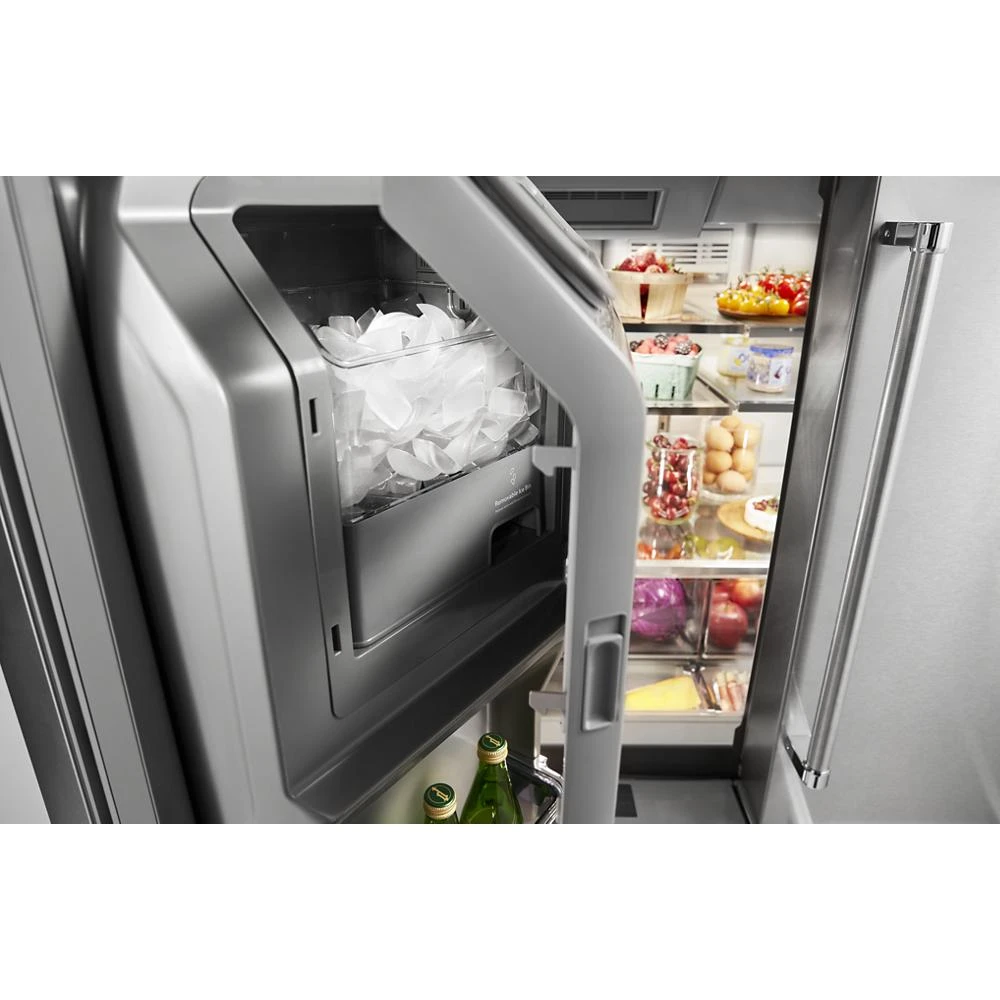 25.8 Cu. Ft. 36" Multi-Door Freestanding Refrigerator with Platinum Interior Design KRMF706ESS