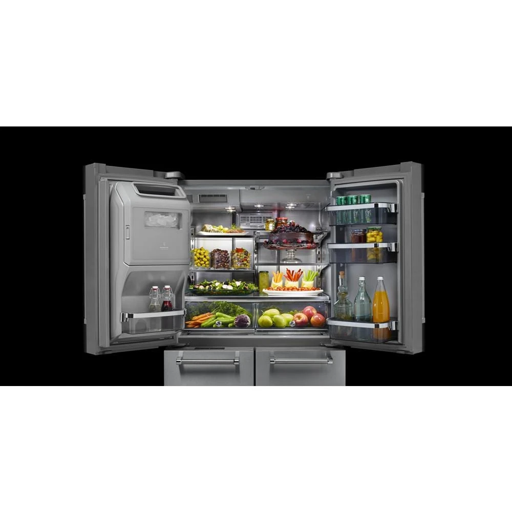 25.8 Cu. Ft. 36" Multi-Door Freestanding Refrigerator with Platinum Interior Design KRMF706ESS