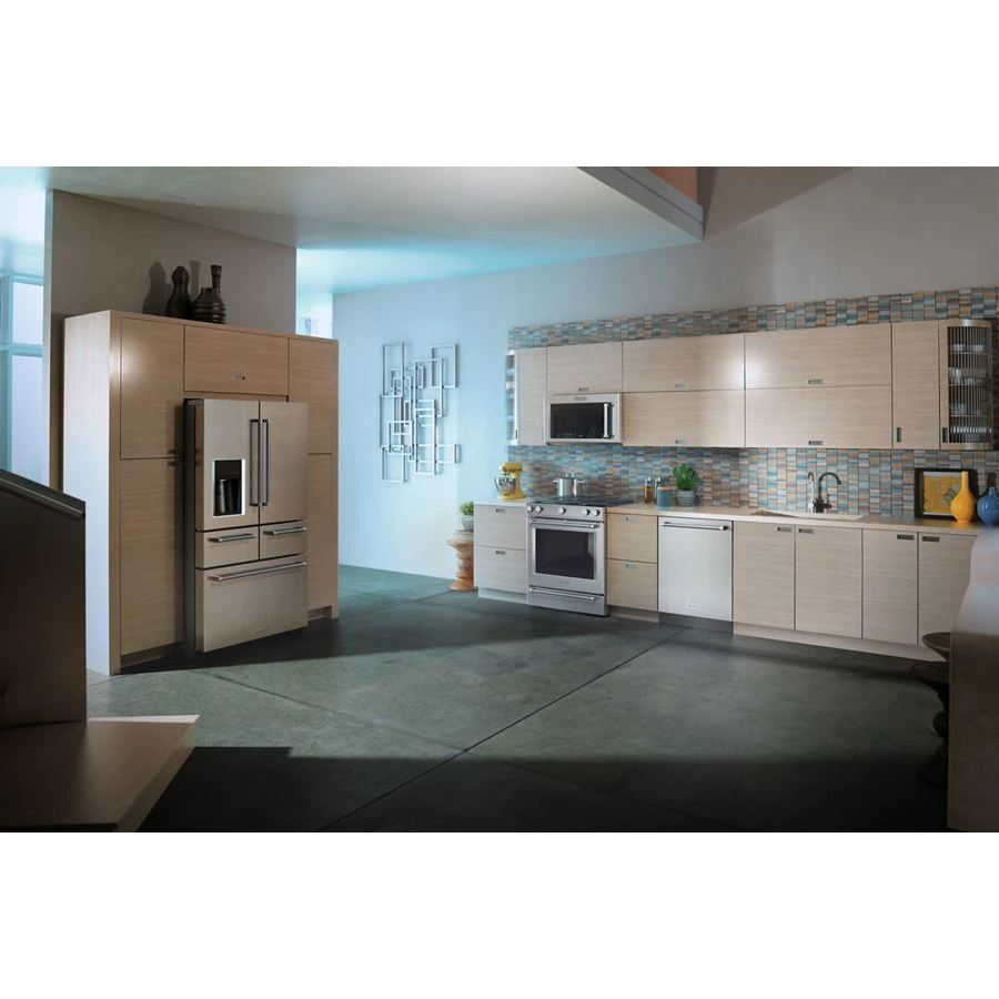 25.8 Cu. Ft. 36" Multi-Door Freestanding Refrigerator with Platinum Interior Design KRMF706ESS