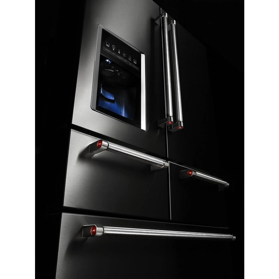 25.8 Cu. Ft. 36" Multi-Door Freestanding Refrigerator with Platinum Interior Design KRMF706ESS