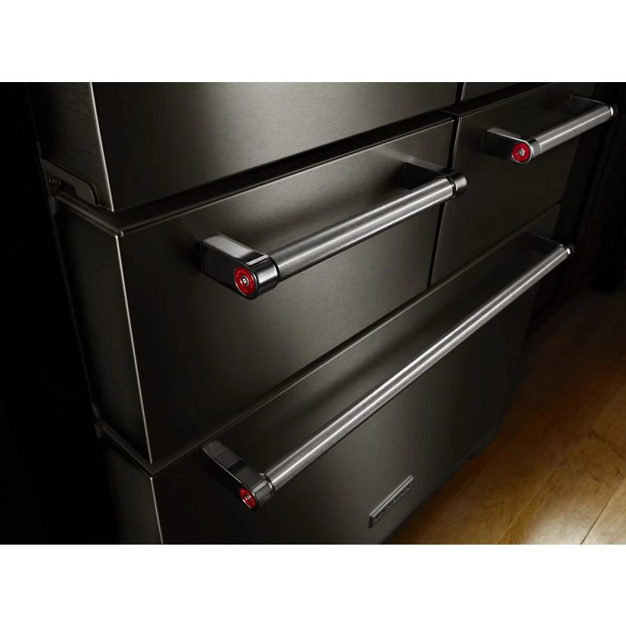 25.8 Cu. Ft. 36" Multi-Door Freestanding Refrigerator with Platinum Interior Design KRMF706ESS