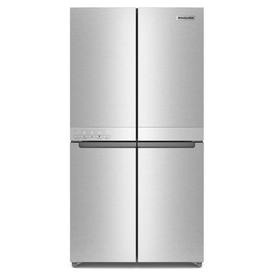 19.4 cu. ft. 36-inch wide Counter-Depth 4-Door Refrigerator with PrintShield Finish KRQC506MPS