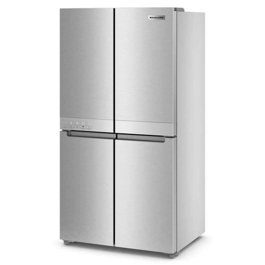 19.4 cu. ft. 36-inch wide Counter-Depth 4-Door Refrigerator with PrintShield Finish KRQC506MPS
