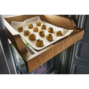 19.4 cu. ft. 36-inch wide Counter-Depth 4-Door Refrigerator with PrintShield Finish KRQC506MPS