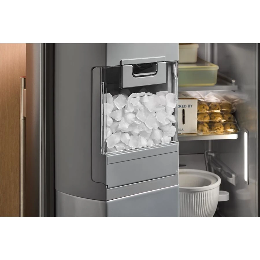 20.8 Cu. Ft. Counter-Depth Side-by-Side Refrigerator with Exterior Ice and Water Dispenser in Black Ore KRSC536RBE