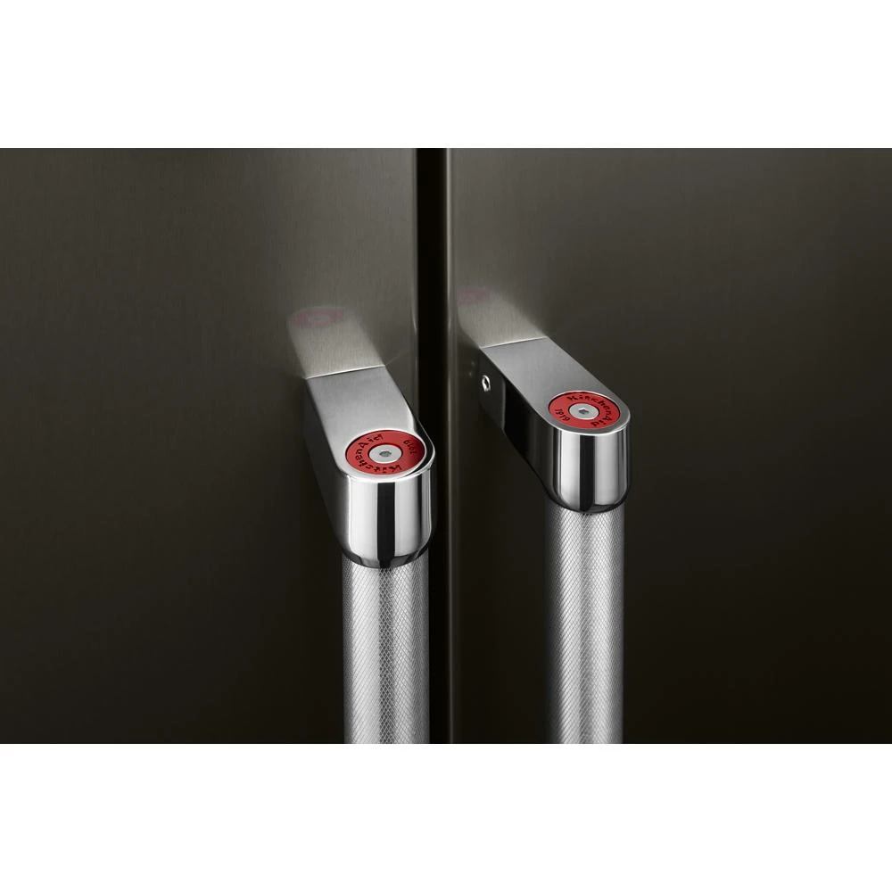 22.6 cu ft. Counter-Depth Side-by-Side Refrigerator with Exterior Ice and Water and PrintShield™ finish KRSC703HBS