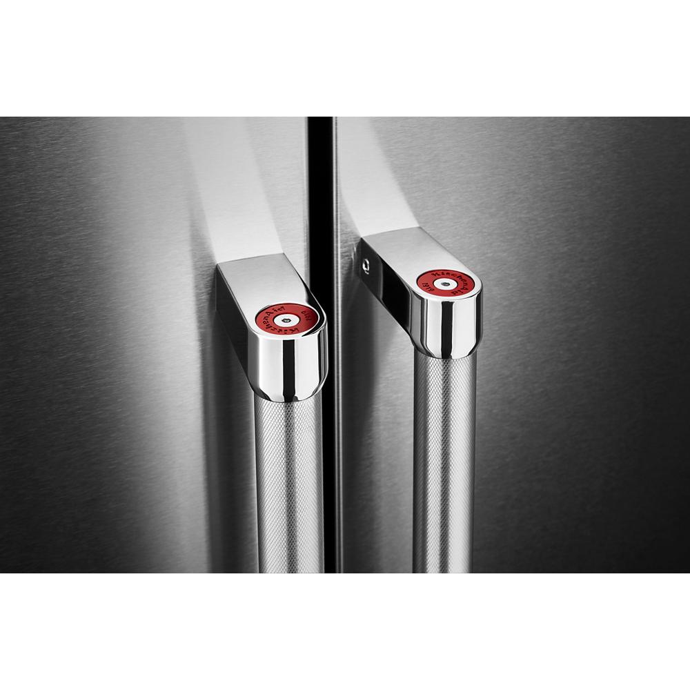 22.6 cu ft. Side-by-Side Refrigerator with Exterior Ice and Water and PrintShield™ finish KRSC703HPS