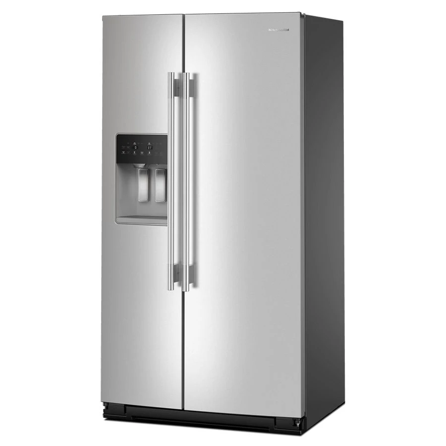 28.7 Cu. Ft. Side-by-Side Refrigerator with Exterior Ice and Water Dispenser and Removable Under-Shelf Wine Rack KRSF336RPS