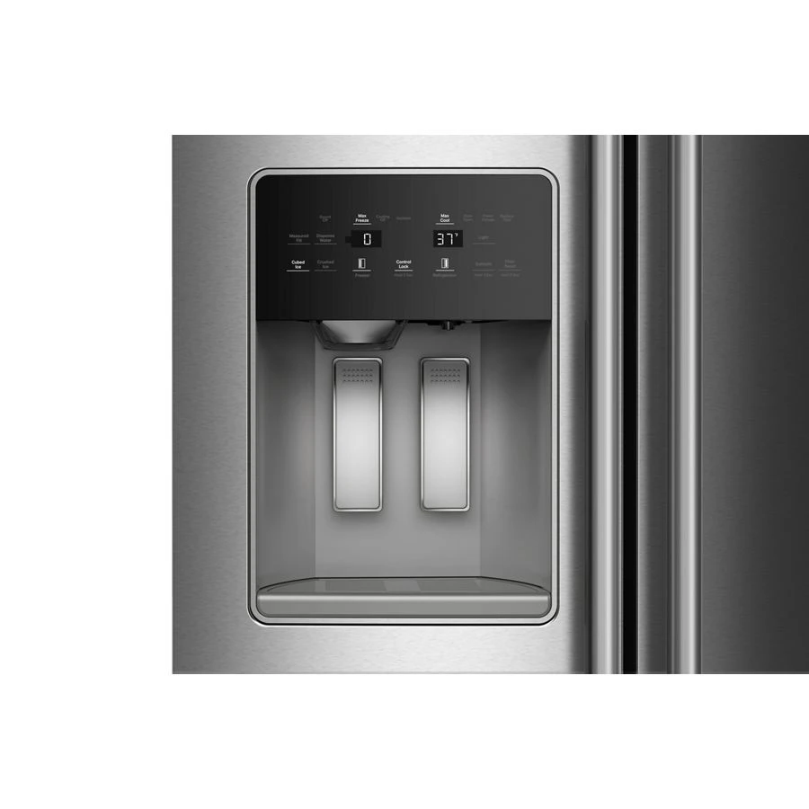 28.7 Cu. Ft. Side-by-Side Refrigerator with Exterior Ice and Water Dispenser and Removable Under-Shelf Wine Rack KRSF336RPS