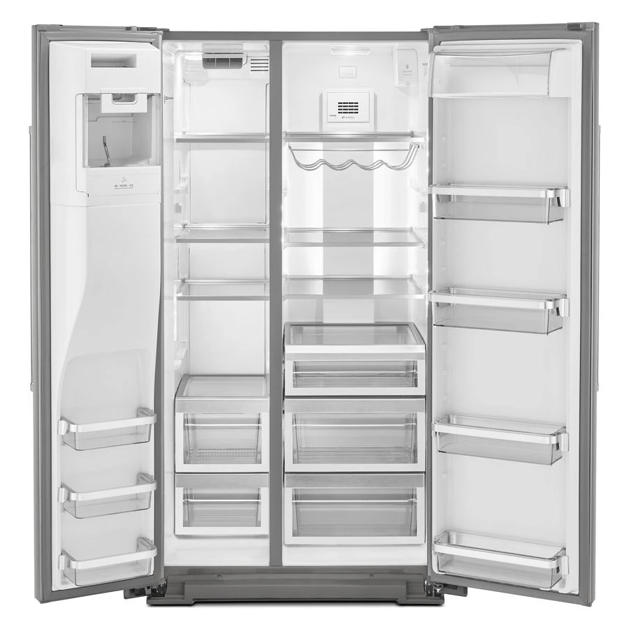 24.8 cu ft. Side-by-Side Refrigerator with Exterior Ice and Water and PrintShield finish KRSF705HPS