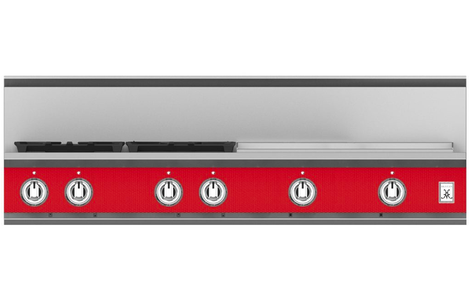 48" 4-Burner Rangetop with 24" Griddle KRT484GDRD