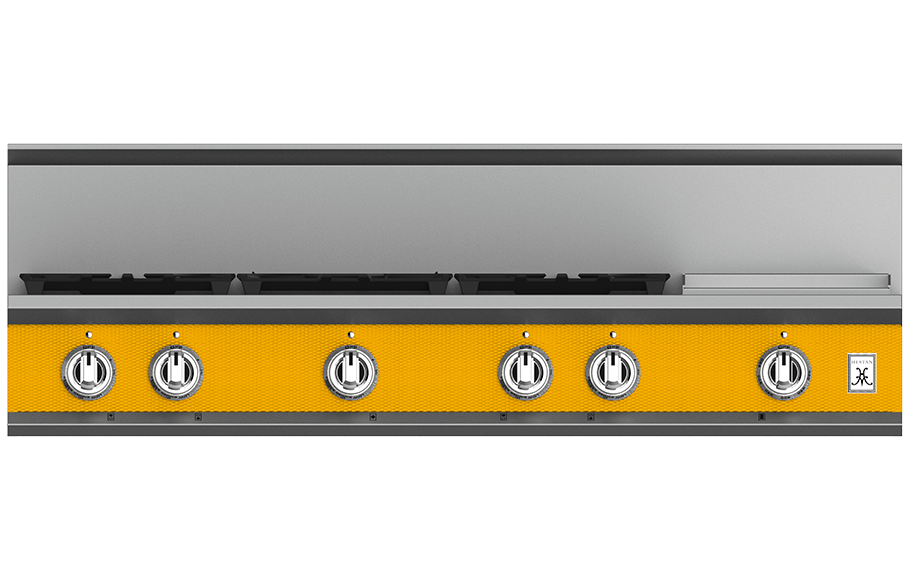 48" 5-Burner Rangetop with 12" Griddle KRT485GDYW