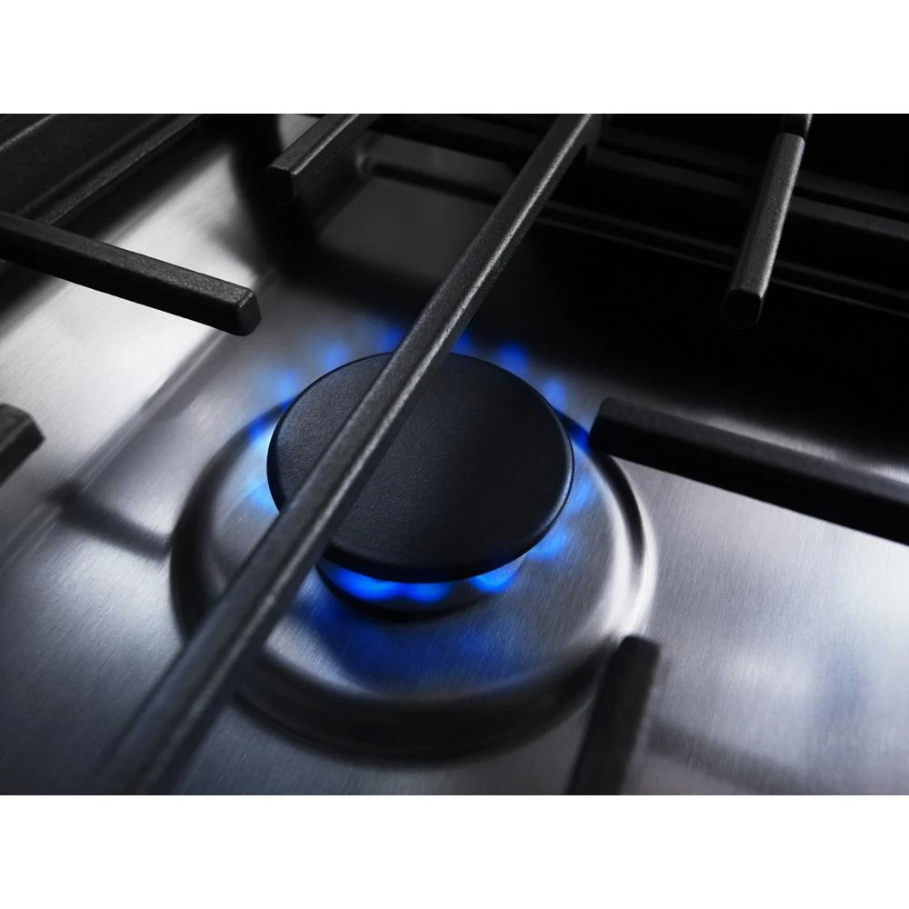 30" 4-Burner Dual Fuel Downdraft Slide-In Range KSDG950ESS