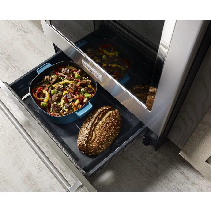 30-inch 5-element Electric Convection Slide-in Range With Baking Drawer KSEB900ESS