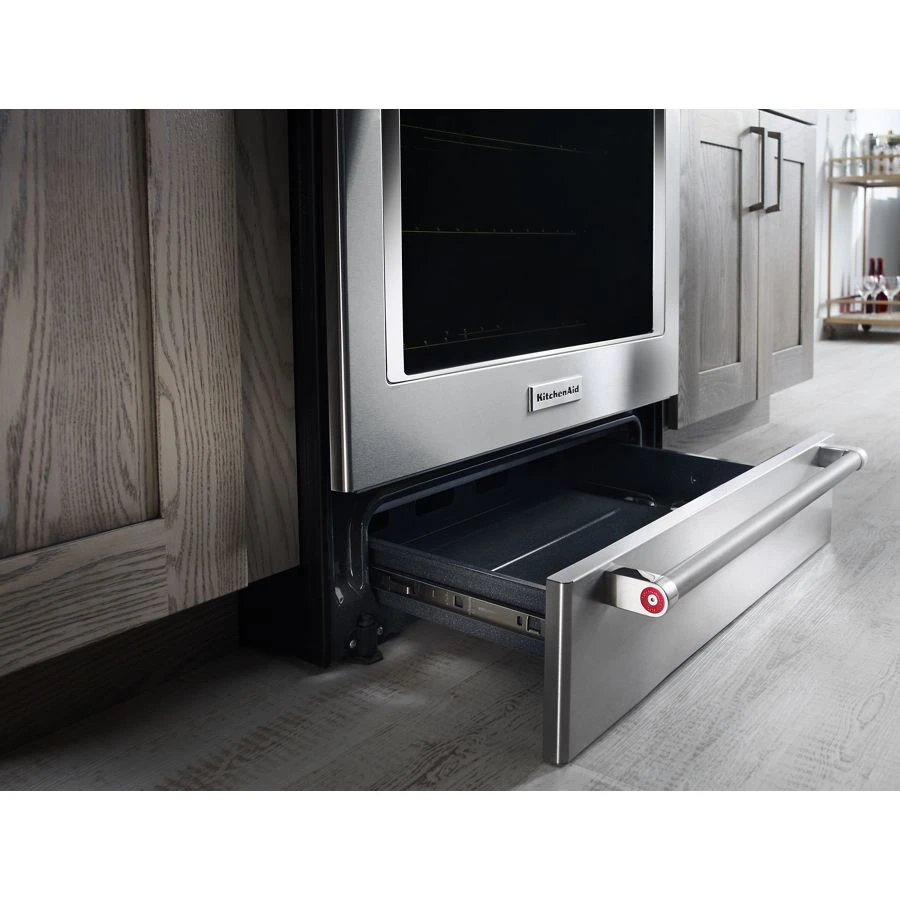 30-inch 5-element Electric Convection Slide-in Range With Baking Drawer KSEB900ESS