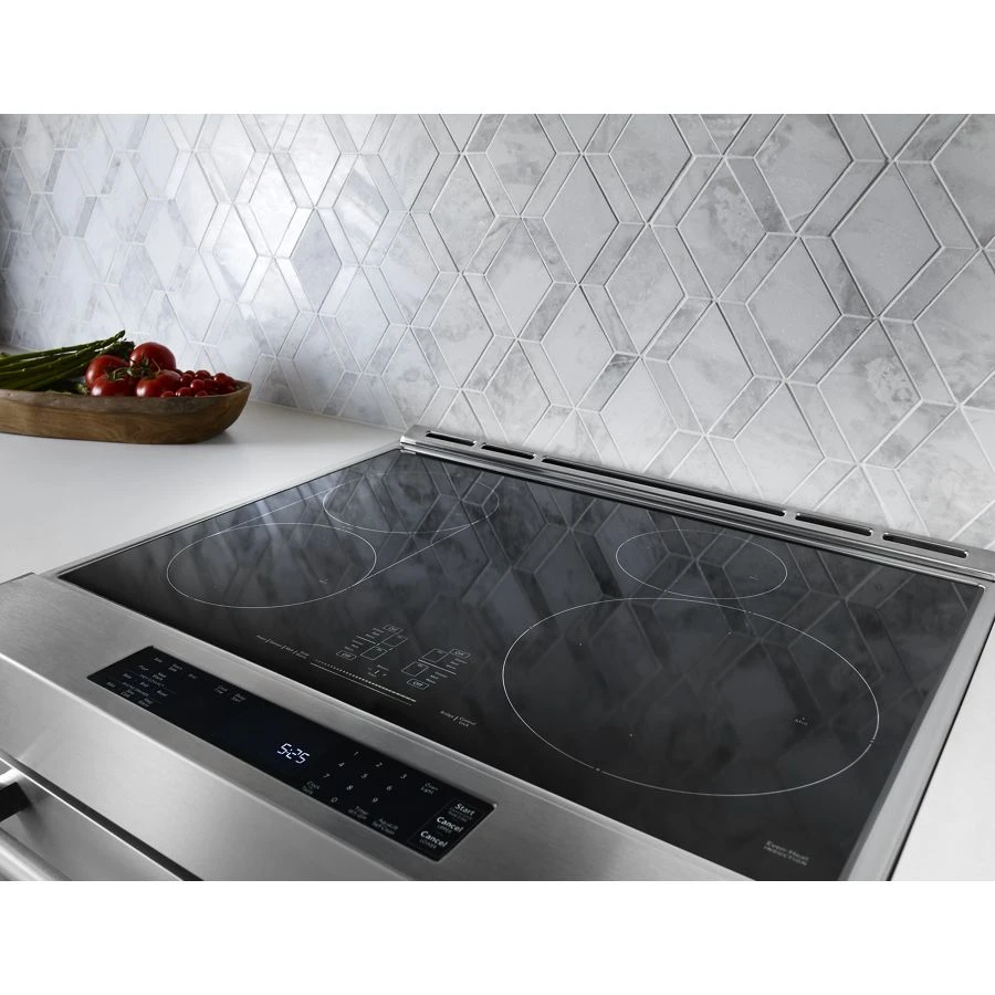 30-inch 5-element Electric Convection Slide-in Range With Baking Drawer KSEB900ESS