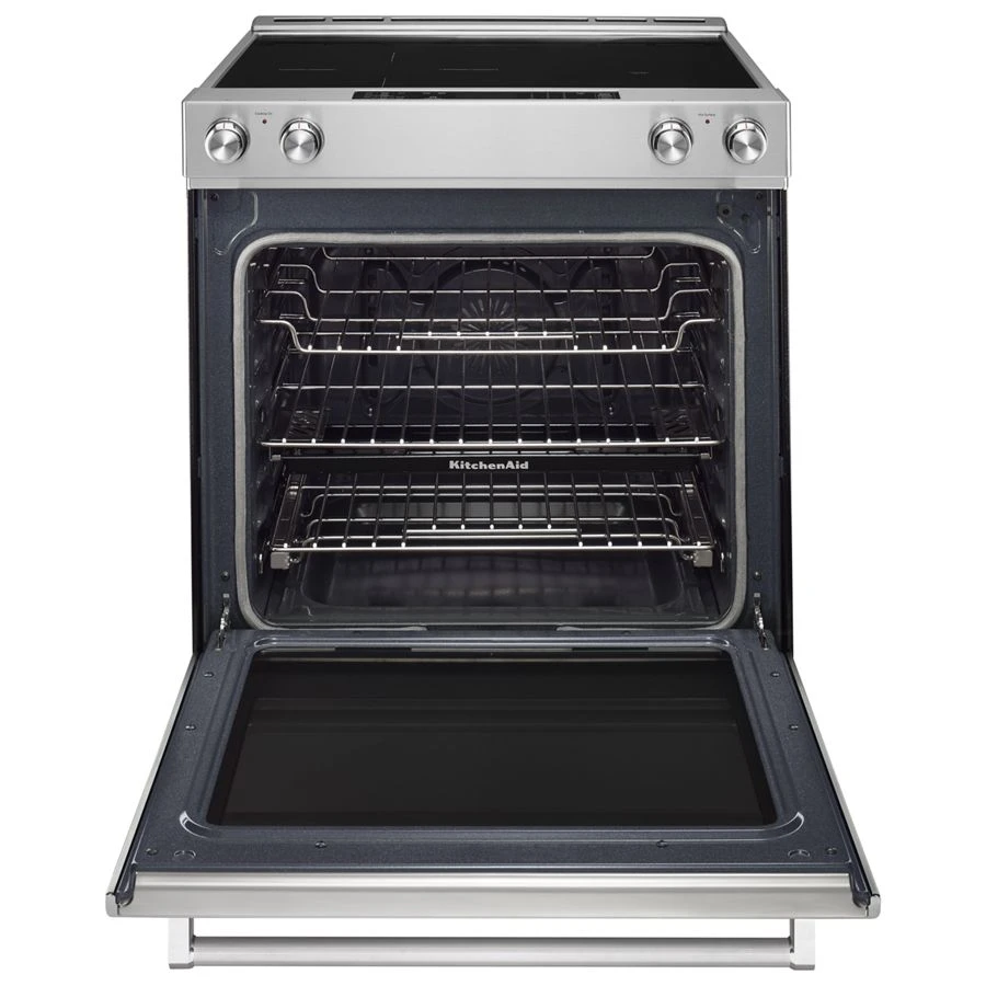 30-inch 5-element Electric Convection Slide-in Range With Baking Drawer KSEB900ESS