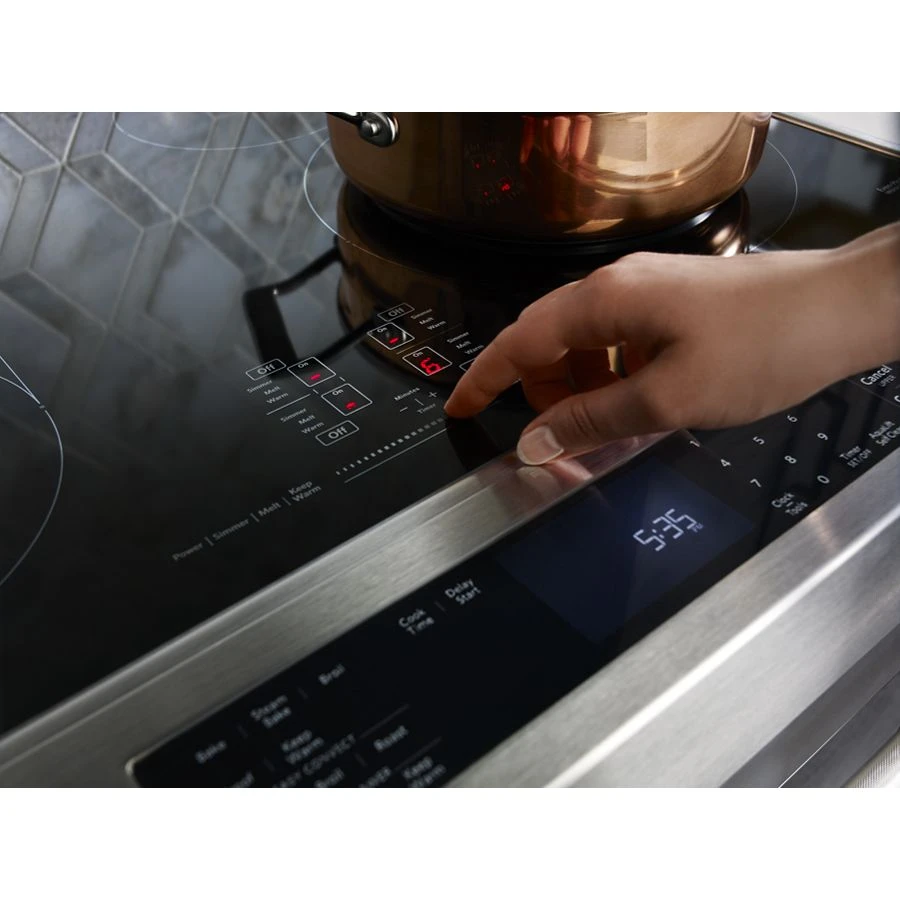 30-inch 5-element Electric Convection Slide-in Range With Baking Drawer KSEB900ESS