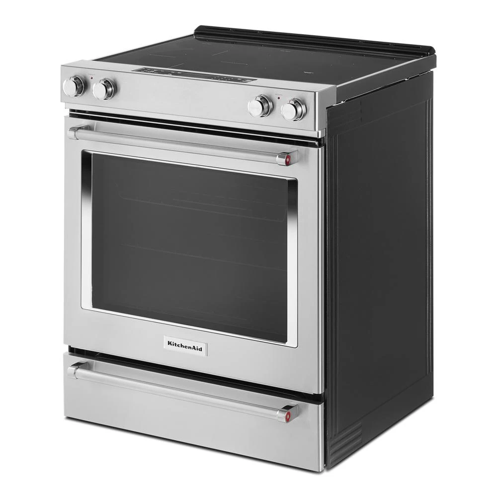 30-Inch 5-Element Electric Slide-In Convection Range KSEG700EBS