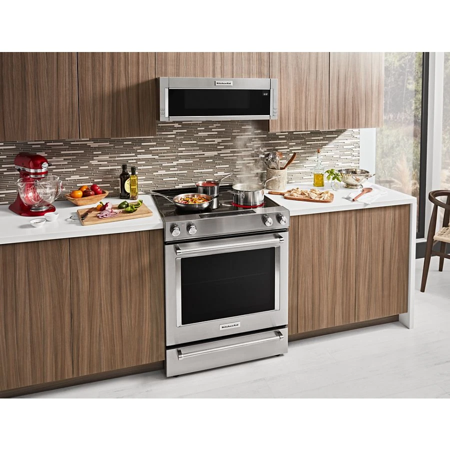 30-inch 5-element Electric Slide-in Convection Range KSEG700ESS