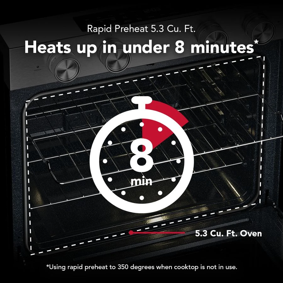 5.3 Cu. Ft. Smart Slide-in Electric Range With Two Even-heat™ Hyper Elements And Convection Cooking Modes KSES530SBE