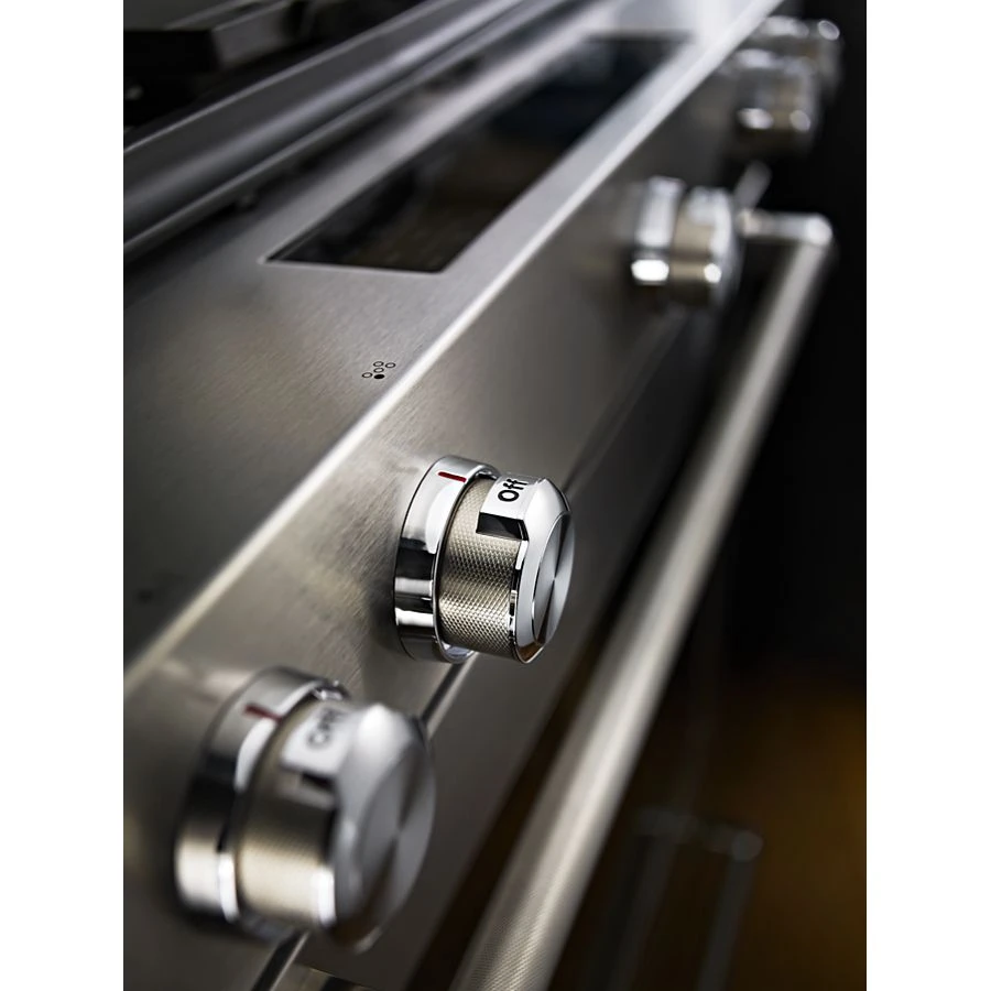 30-Inch 5 Burner Gas Convection Slide-In Range with Baking Drawer KSGB900ESS