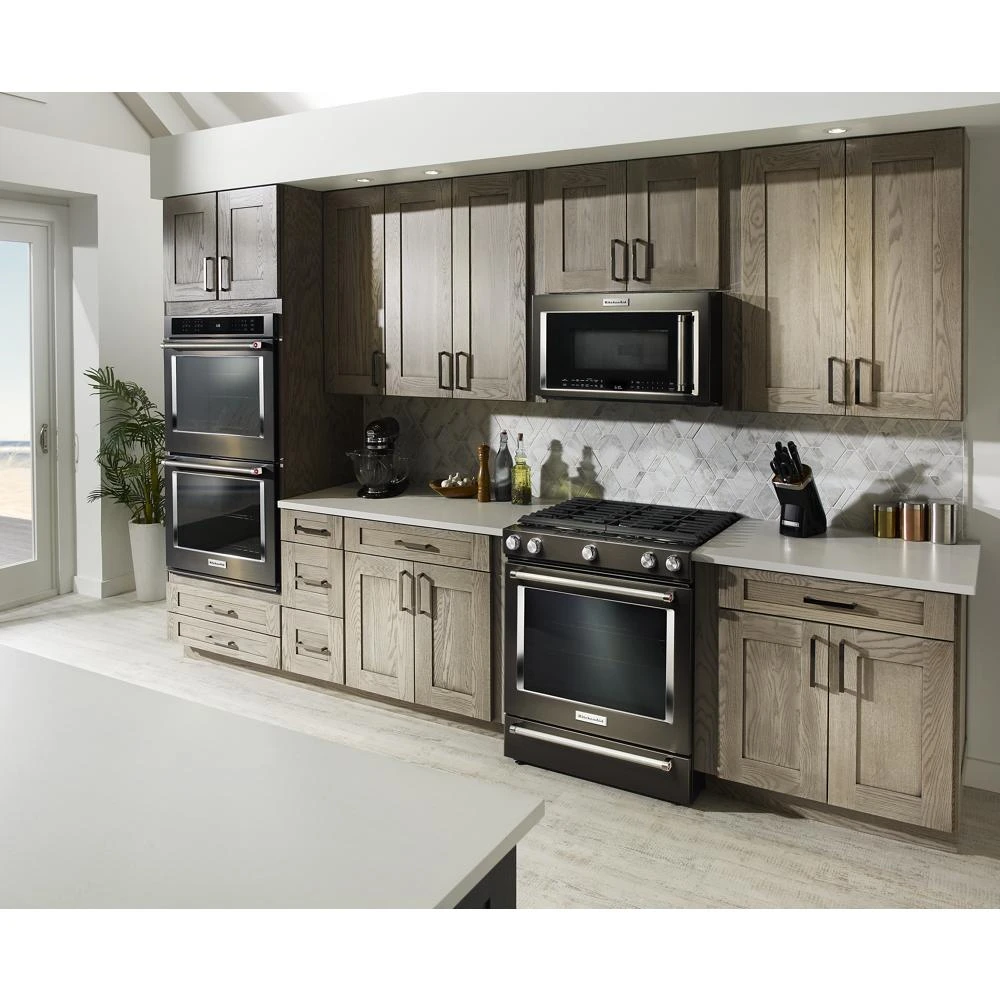 30-Inch 5-Burner Gas Slide-In Convection Range KSGG700EBS