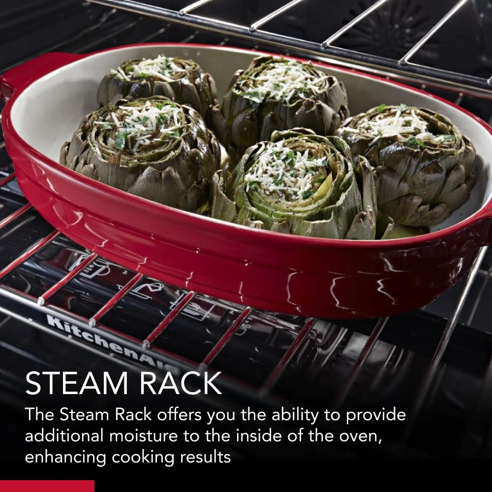 30-Inch 5-Burner Gas Slide-In Convection Range KSGG700EBS