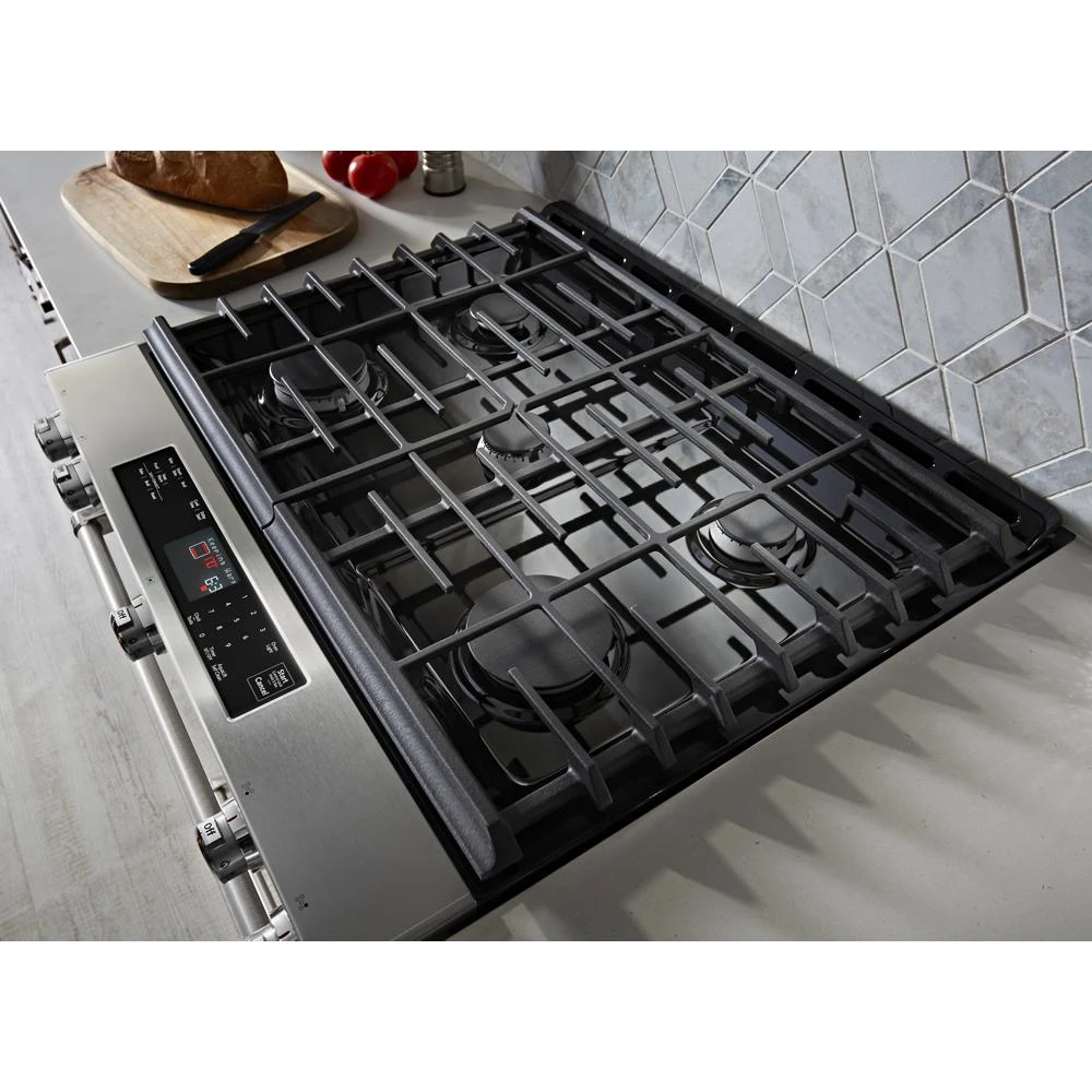30-Inch 5-Burner Gas Slide-In Convection Range KSGG700ESS