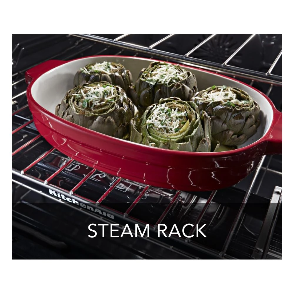 30-Inch 5-Burner Gas Slide-In Convection Range KSGG700ESS