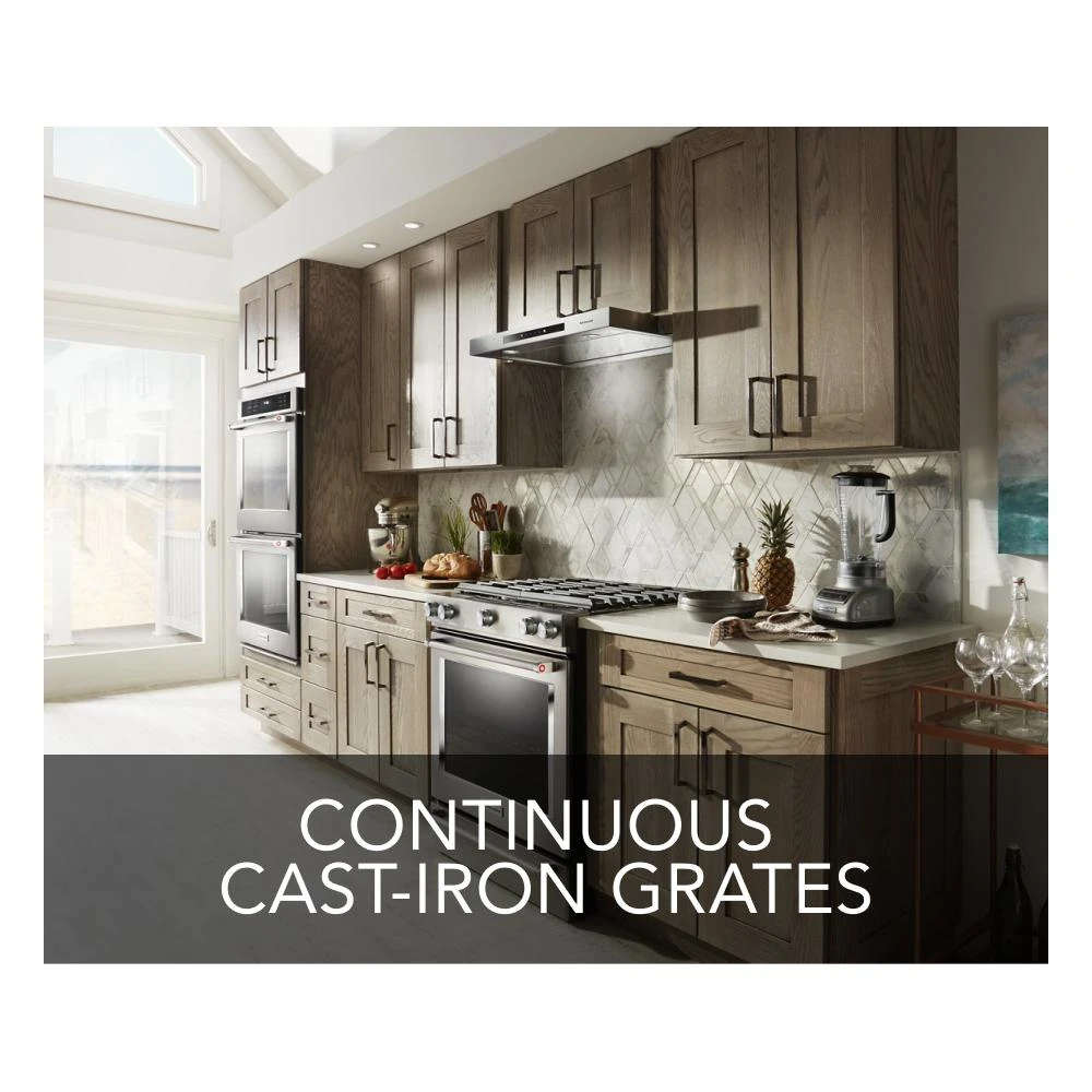 30-Inch 5-Burner Gas Slide-In Convection Range KSGG700ESS