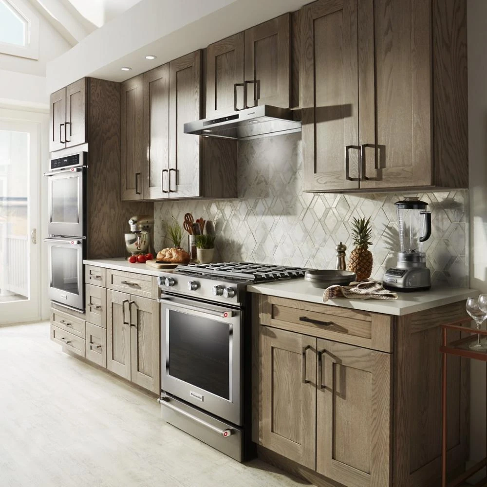 30-Inch 5-Burner Gas Slide-In Convection Range KSGG700ESS